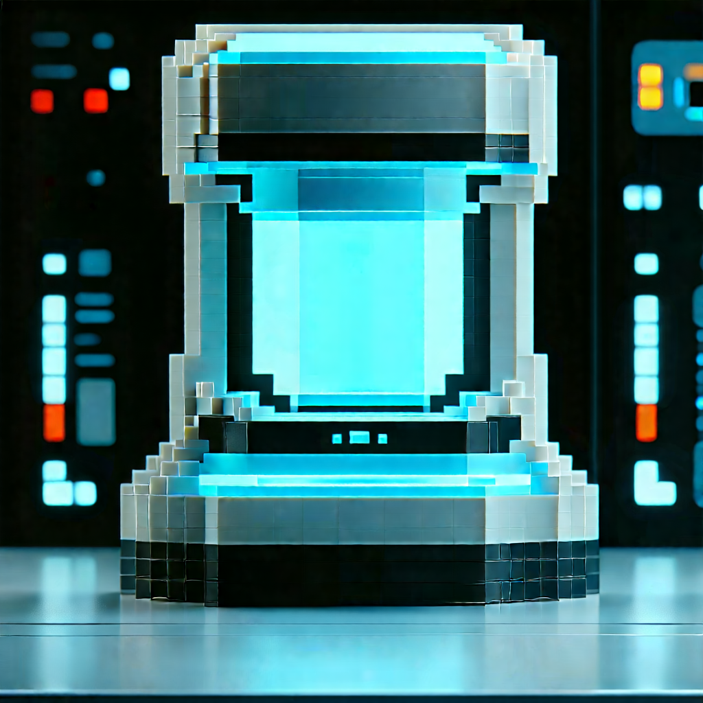 Futuristic research laboratory
