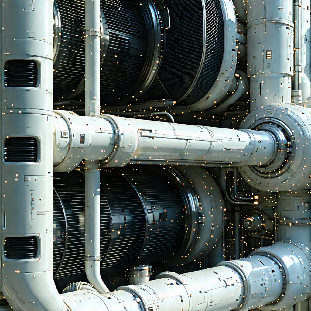 Close-up of cooling system