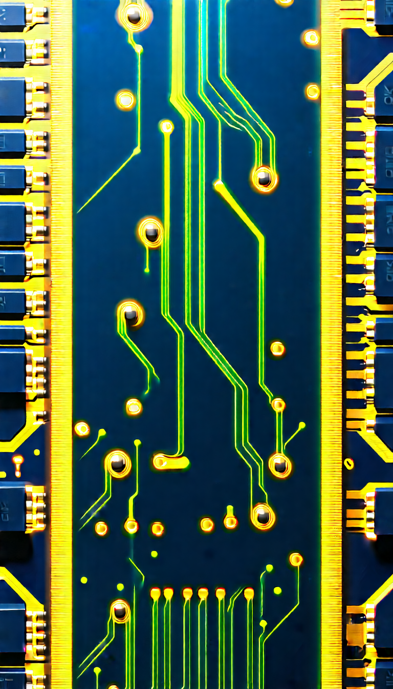 Close-up of memory module