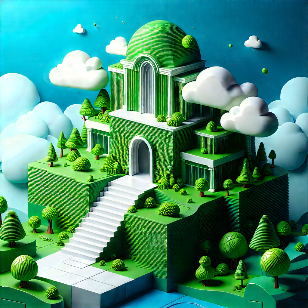 Cloud Computing Visualization With Image, There