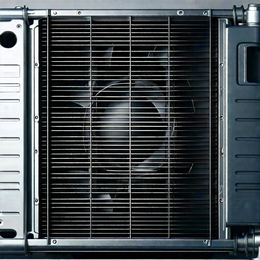Close-up of cooling system