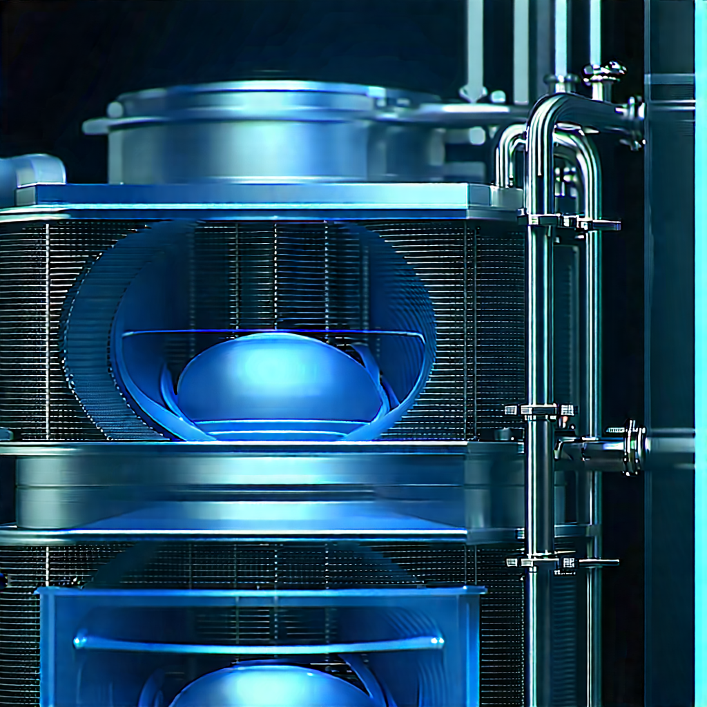 Close-up of cooling system