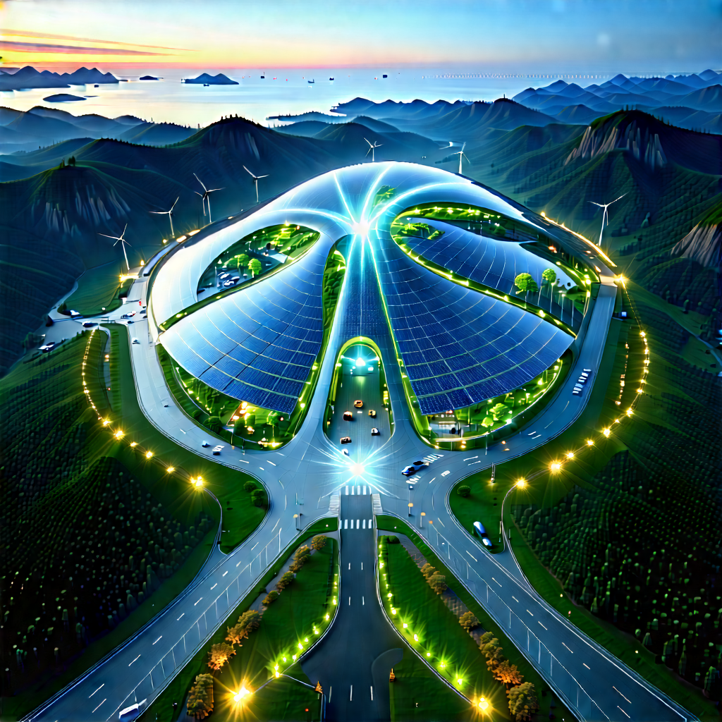 Innovative Renewable Energy (design:1.12) With Futuristic, Computer-generated