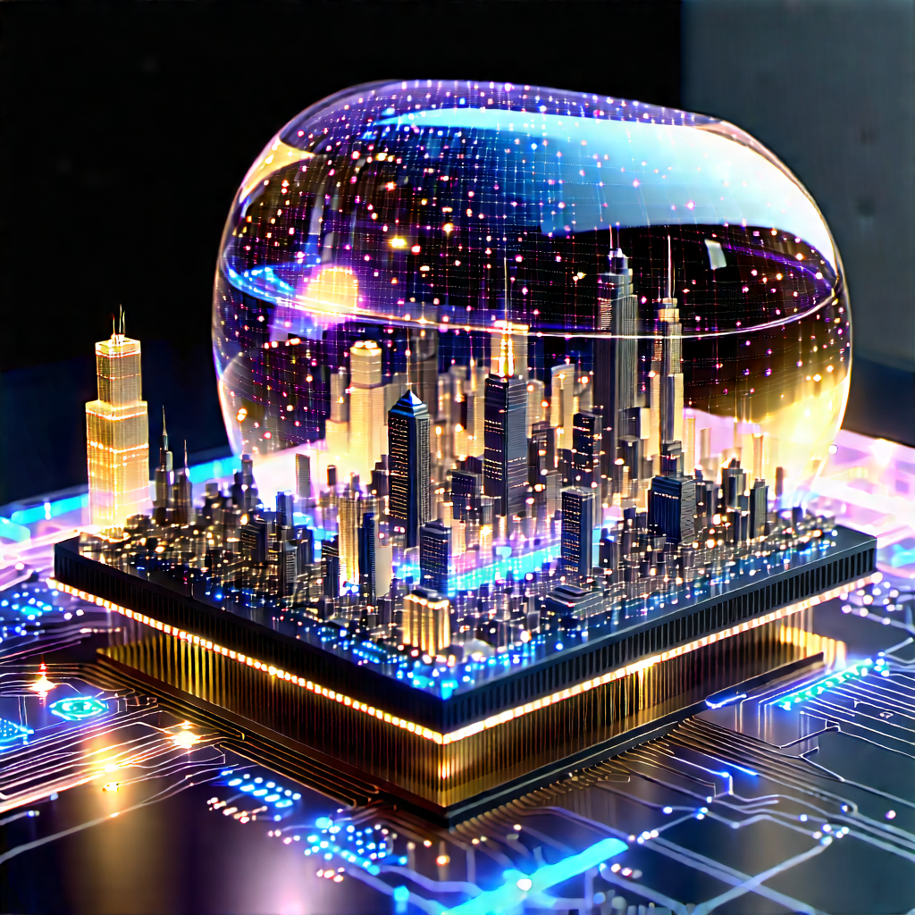 Quantum Computer With Laser Scanning With Large, Illuminated
