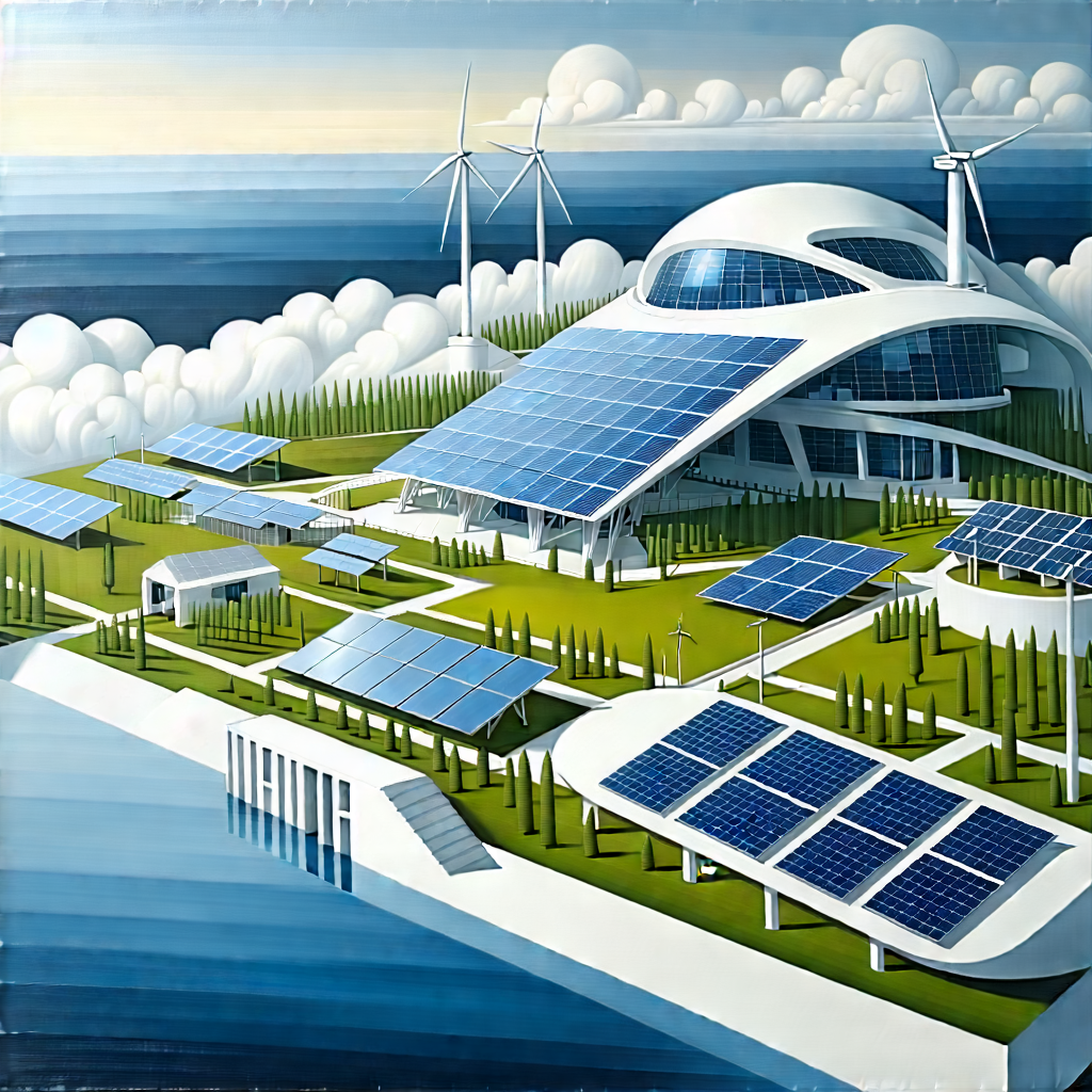 Innovative Renewable Energy Design With Image, There