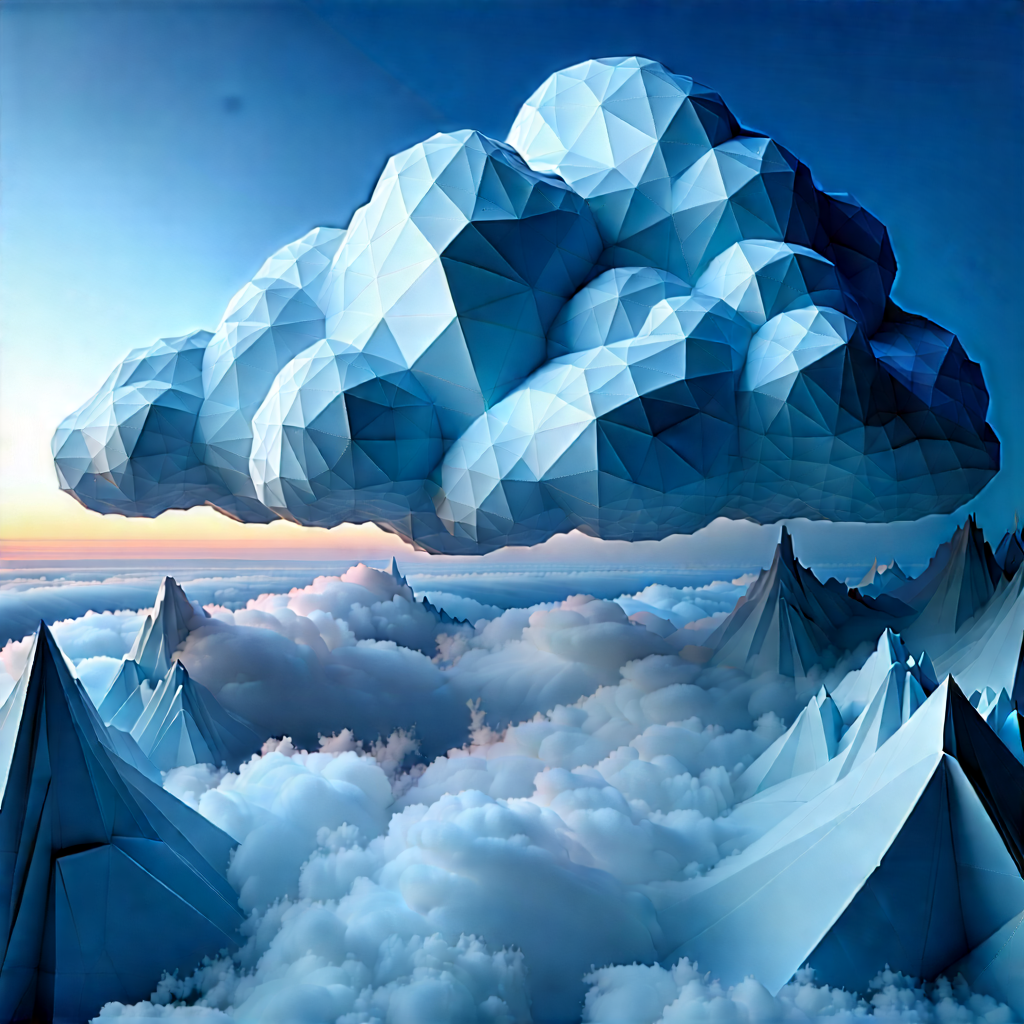 Cloud Computing Visualization With Image, There