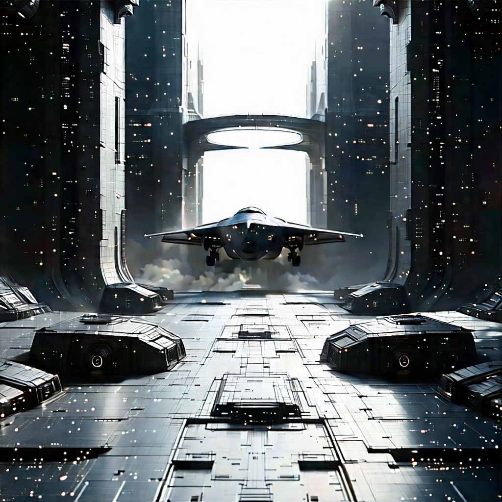 Aerospace Technology In Tech Office With Image, Fighter