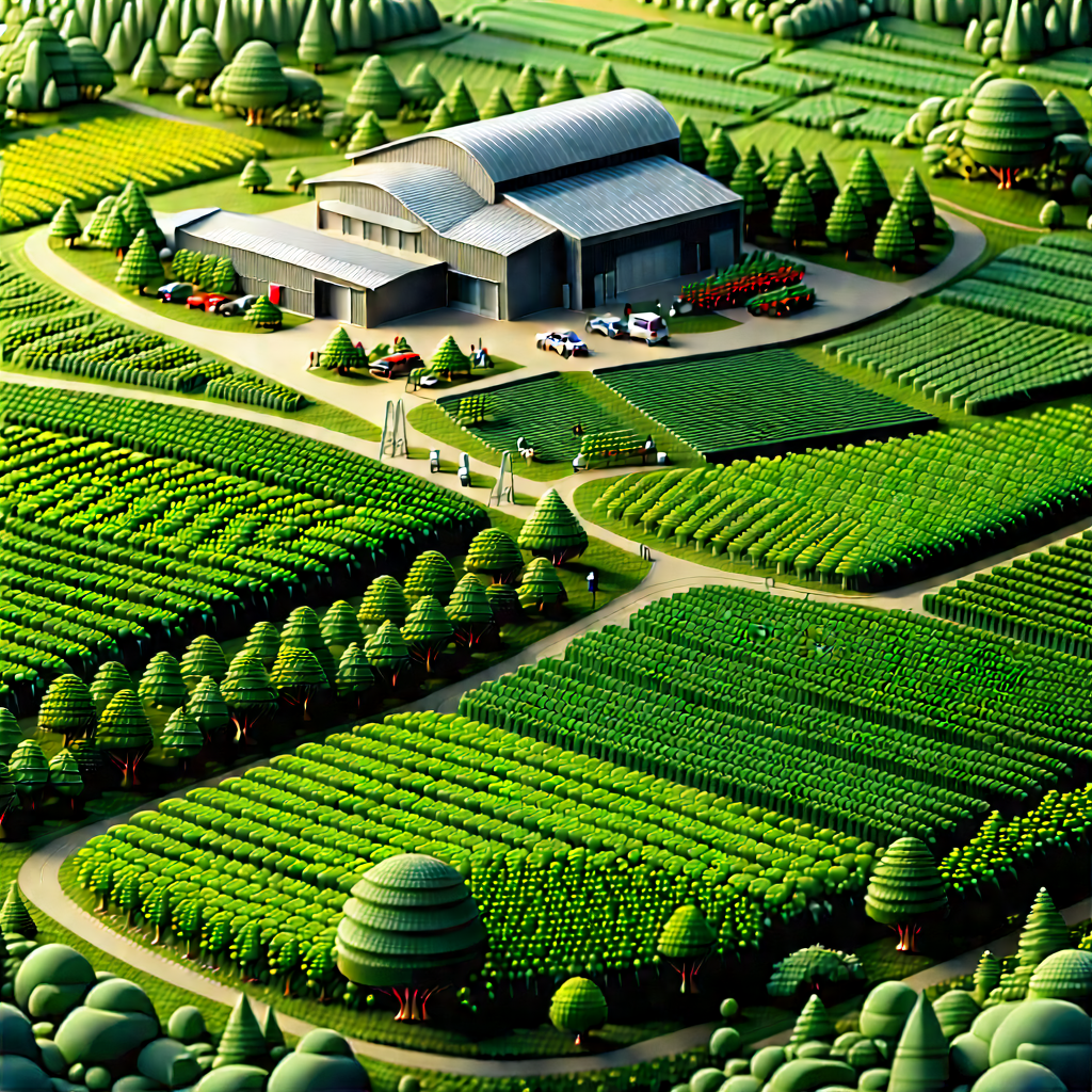 Agricultural technology in modern laboratory