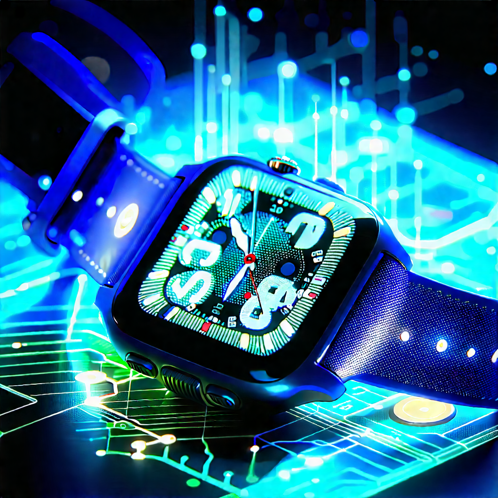 Smart watch with data visualization