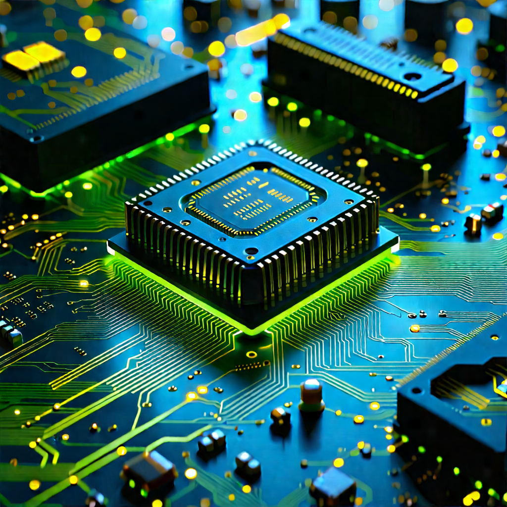 Circuit board with data streams