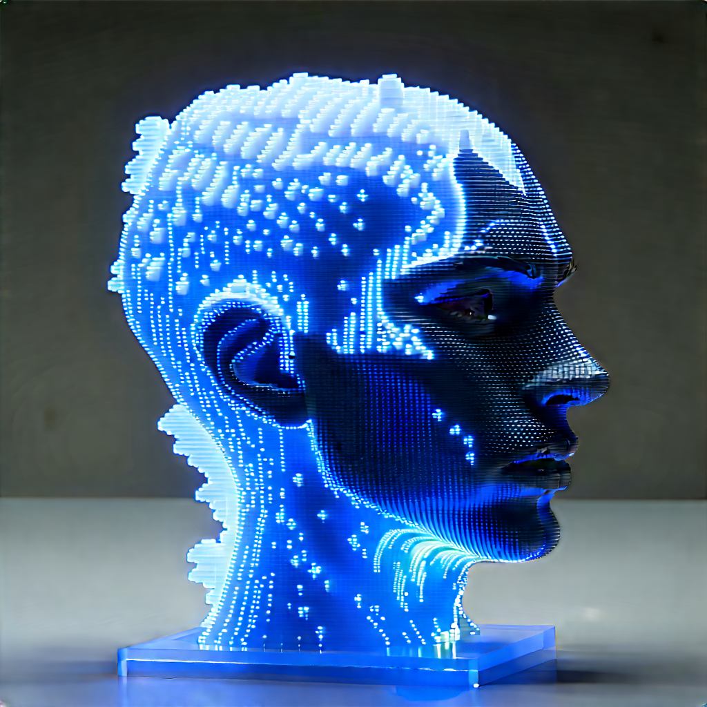 3d printer with (digital:1.33) particles