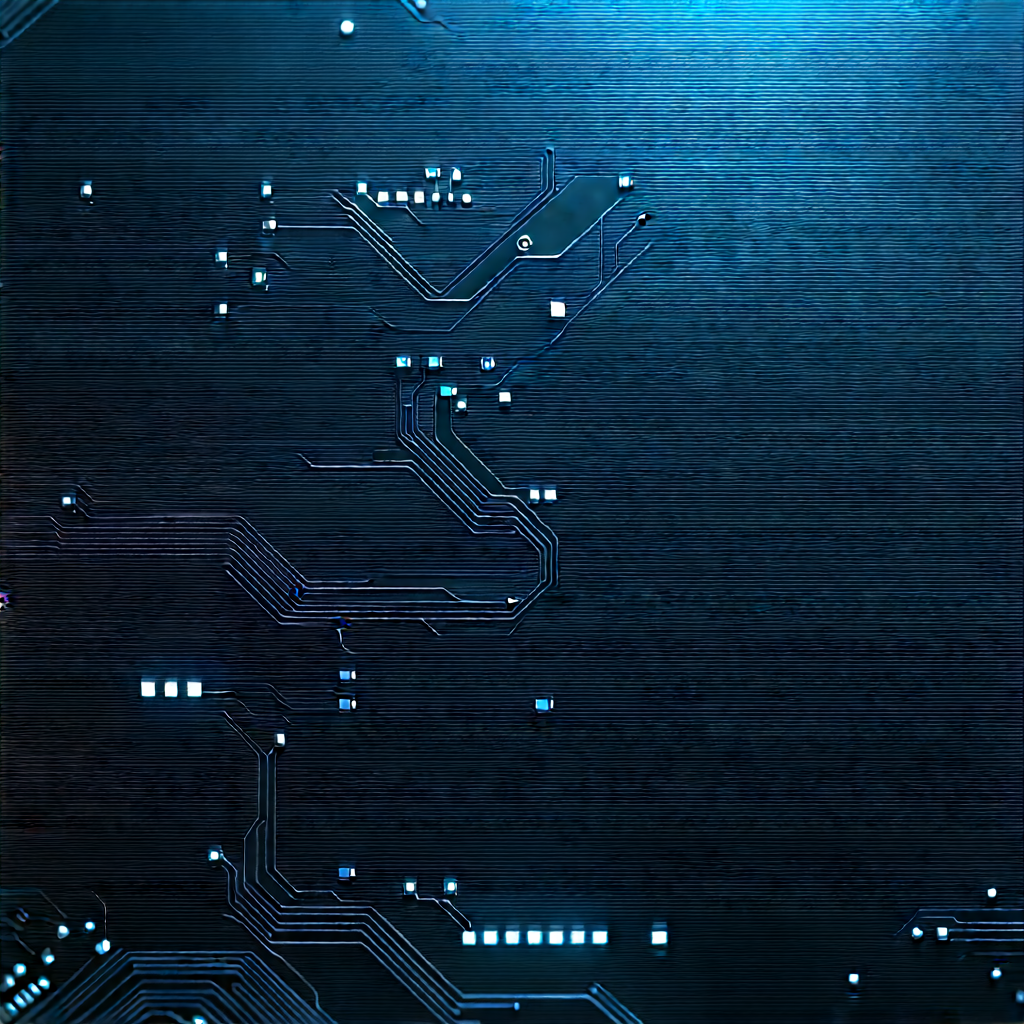 Close-up of electronic circuit
