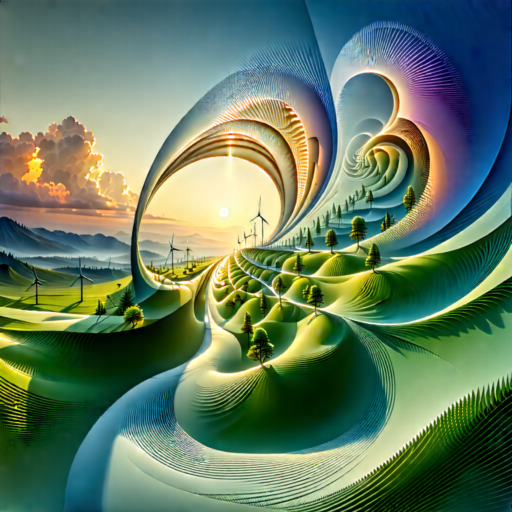 Innovative Renewable Energy Design With Image, There