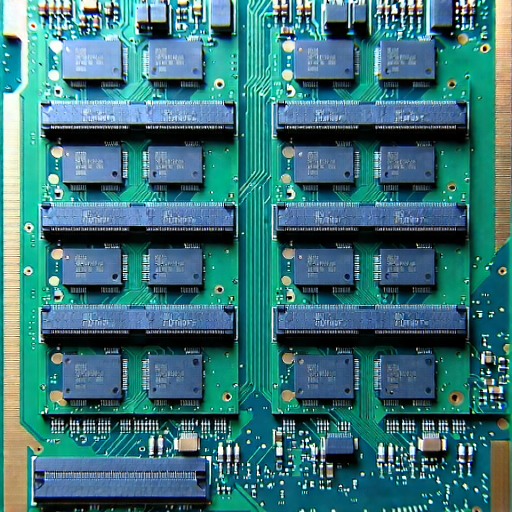 Close-up of memory module