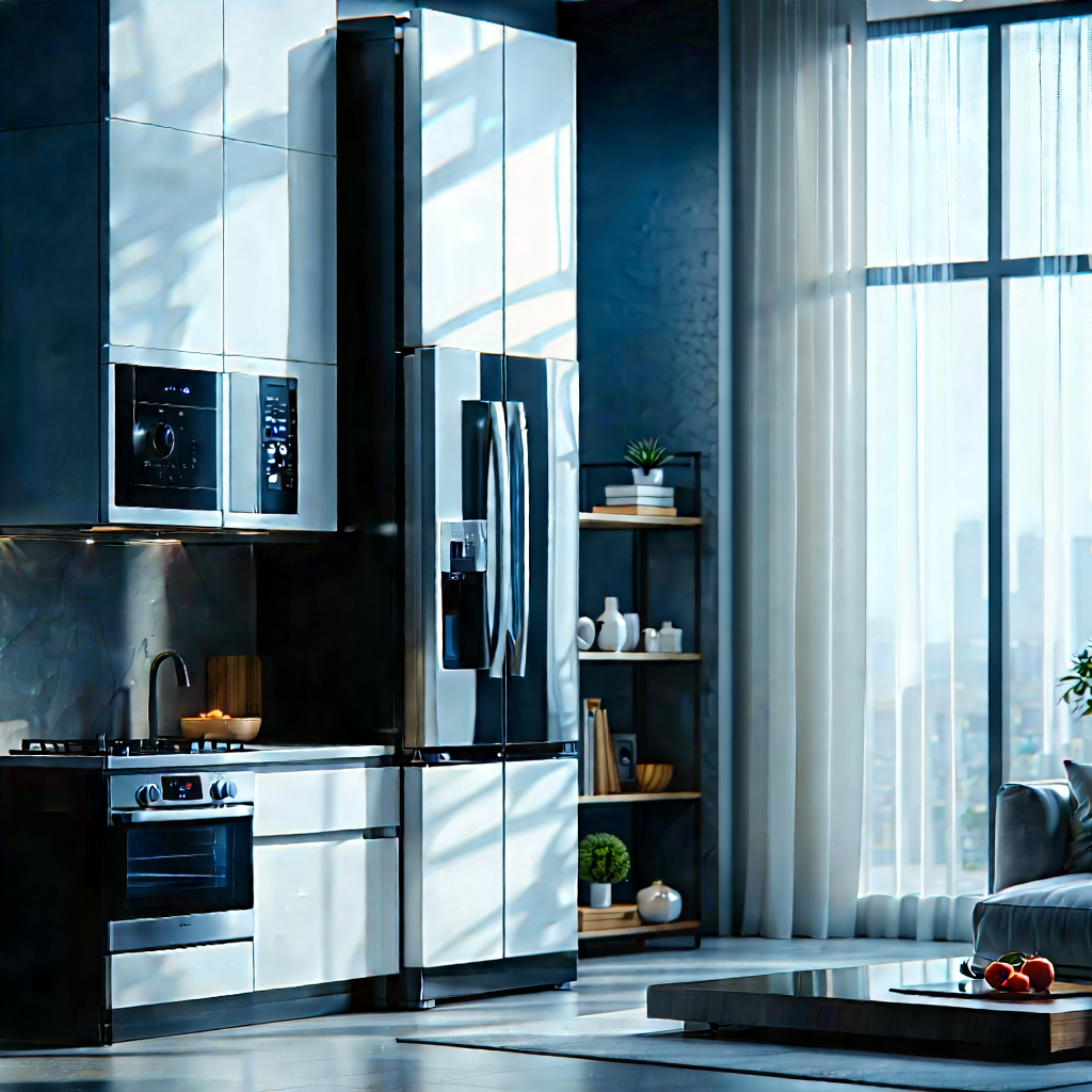 Innovative Smart Appliance Design With Large, Modern