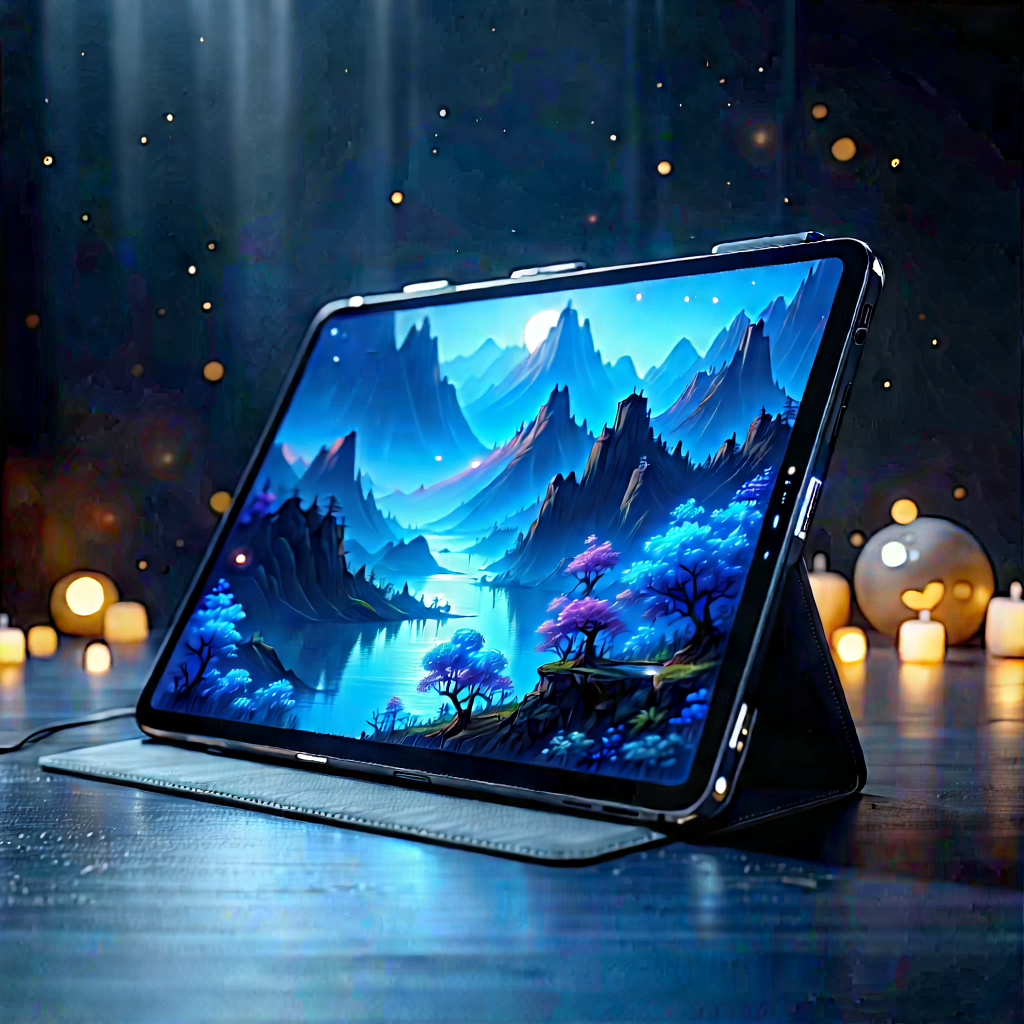 Tablet With Streaming Content With Tablet Computer