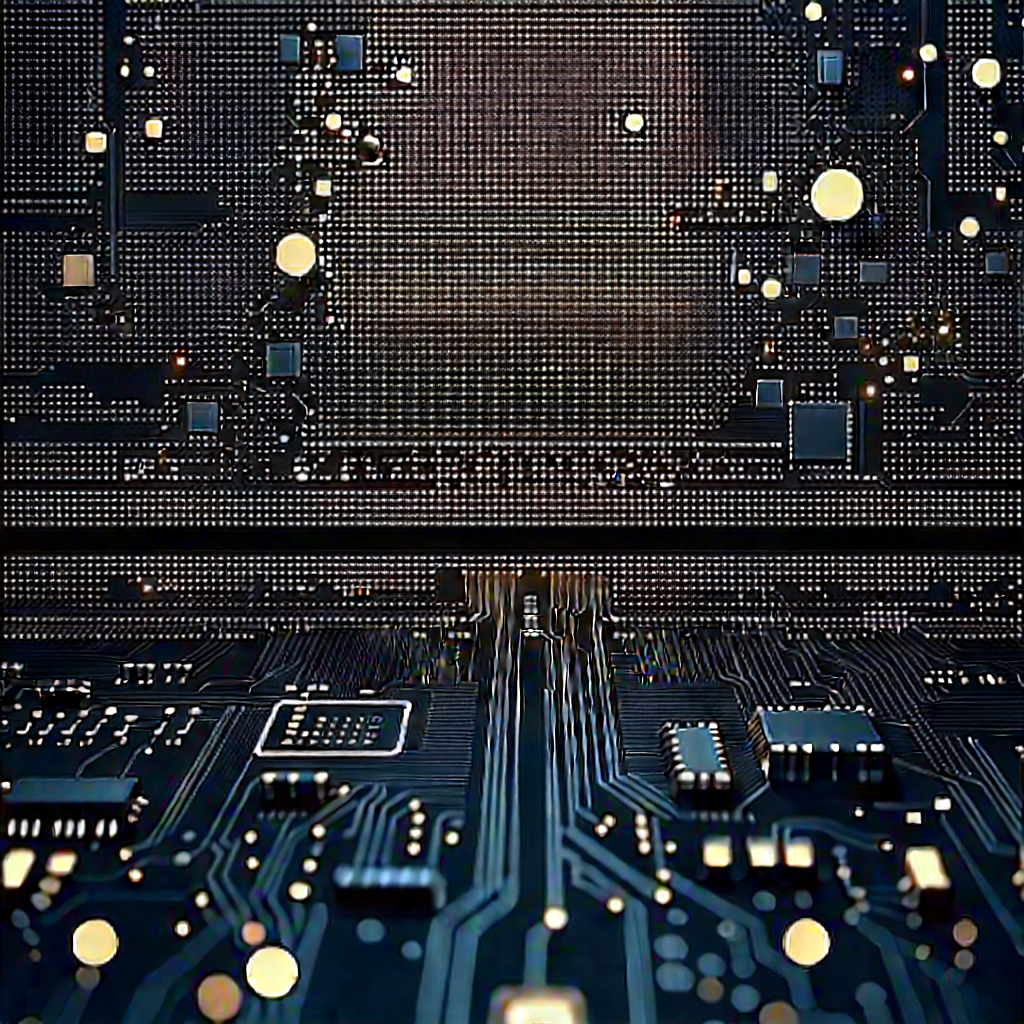 Close-up of sensor array