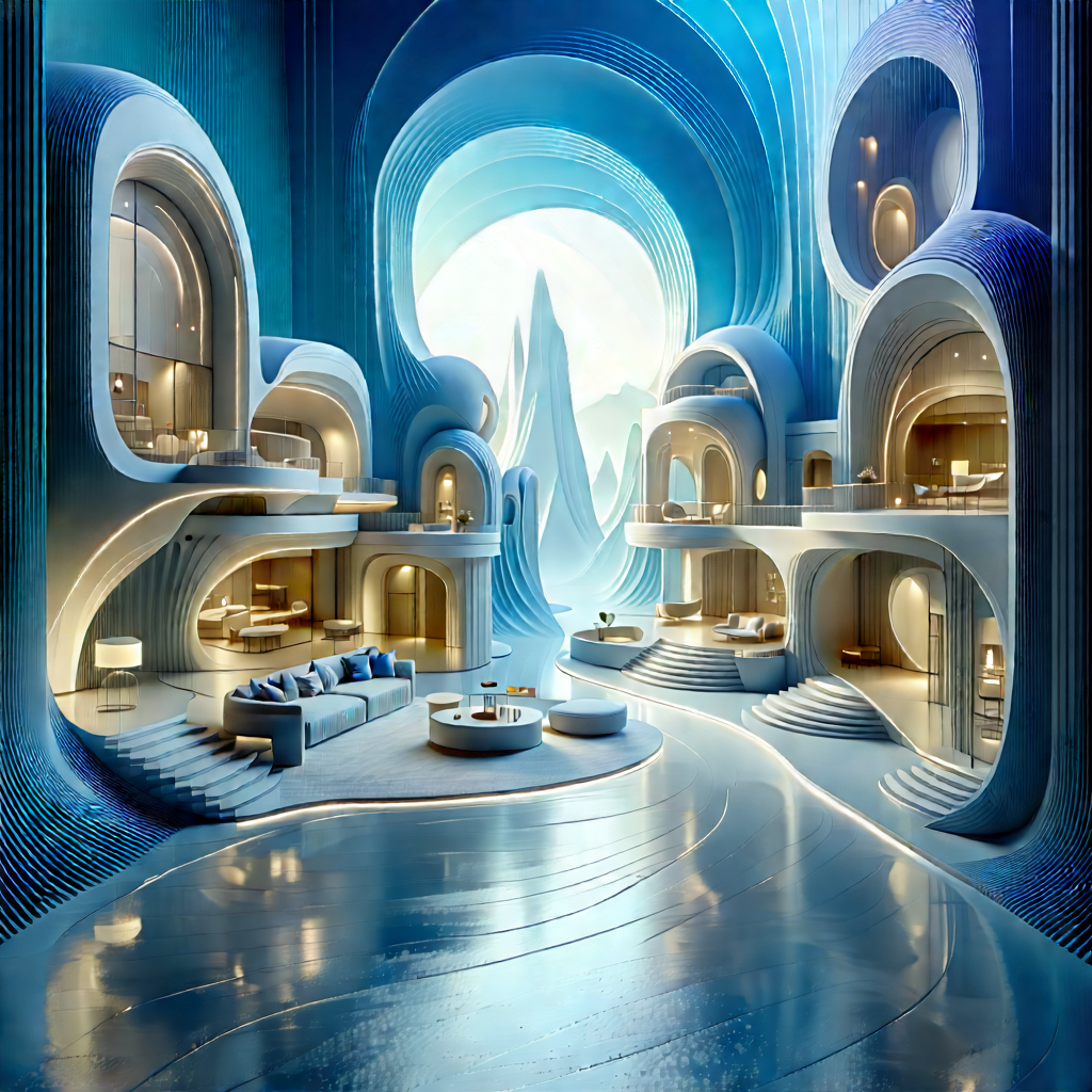 Futuristic Smart Home With Image, There
