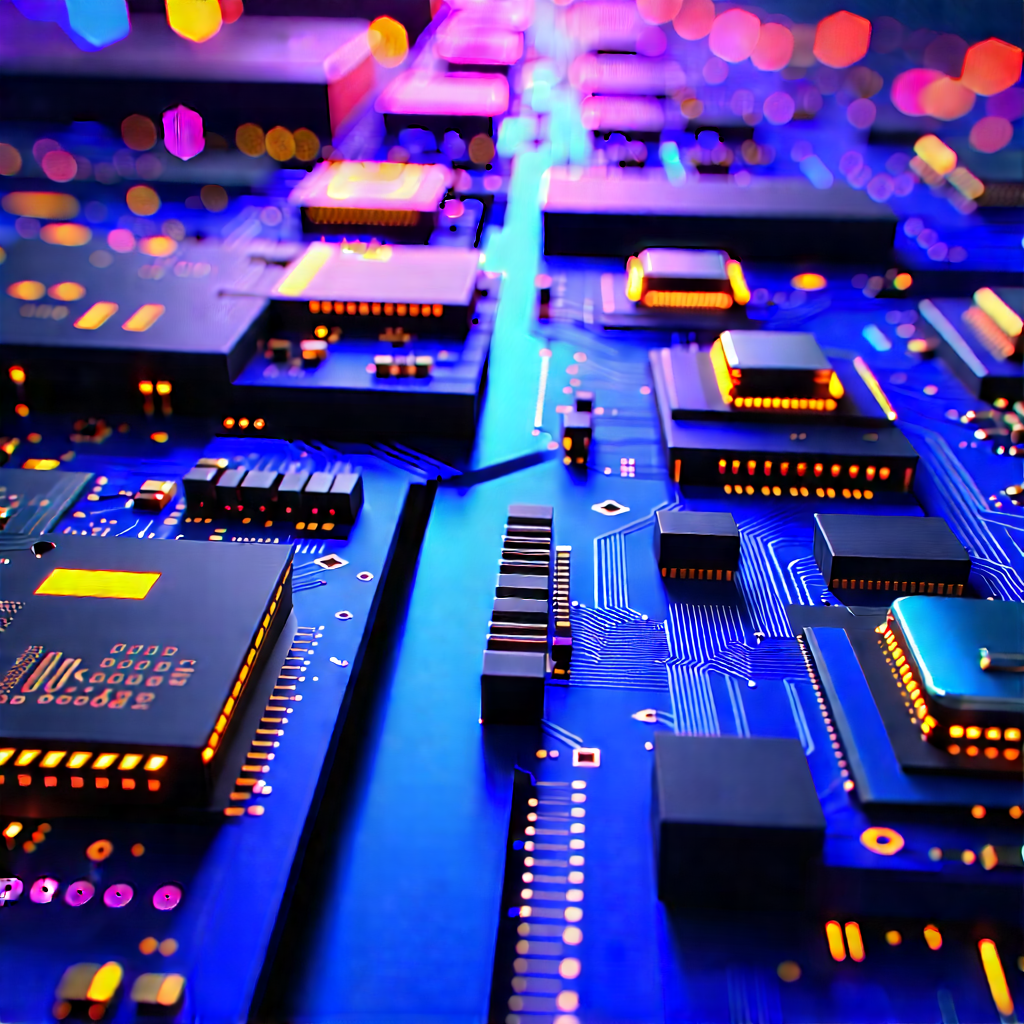 Close-up of sensor array