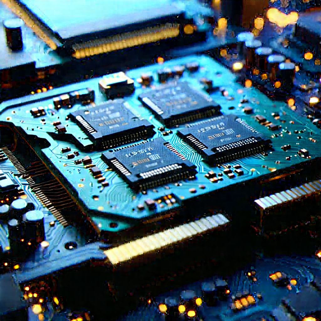 Close-up of memory module
