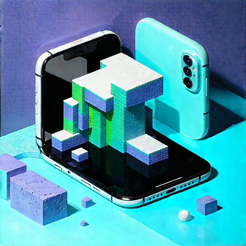 Smartphone With (digital:1.11) Artwork With Cell Phone