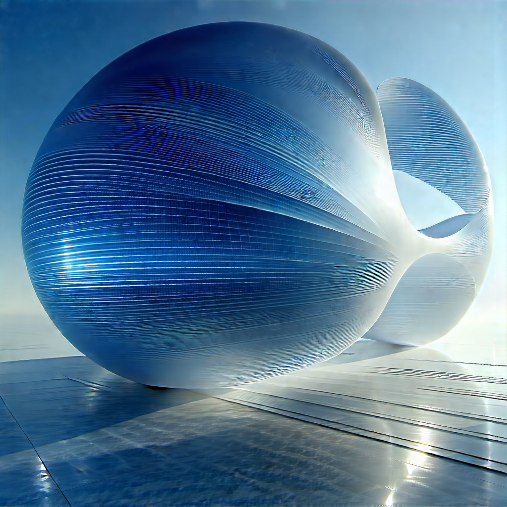 Innovative Renewable Energy (design:1.33) With Large, Blue,