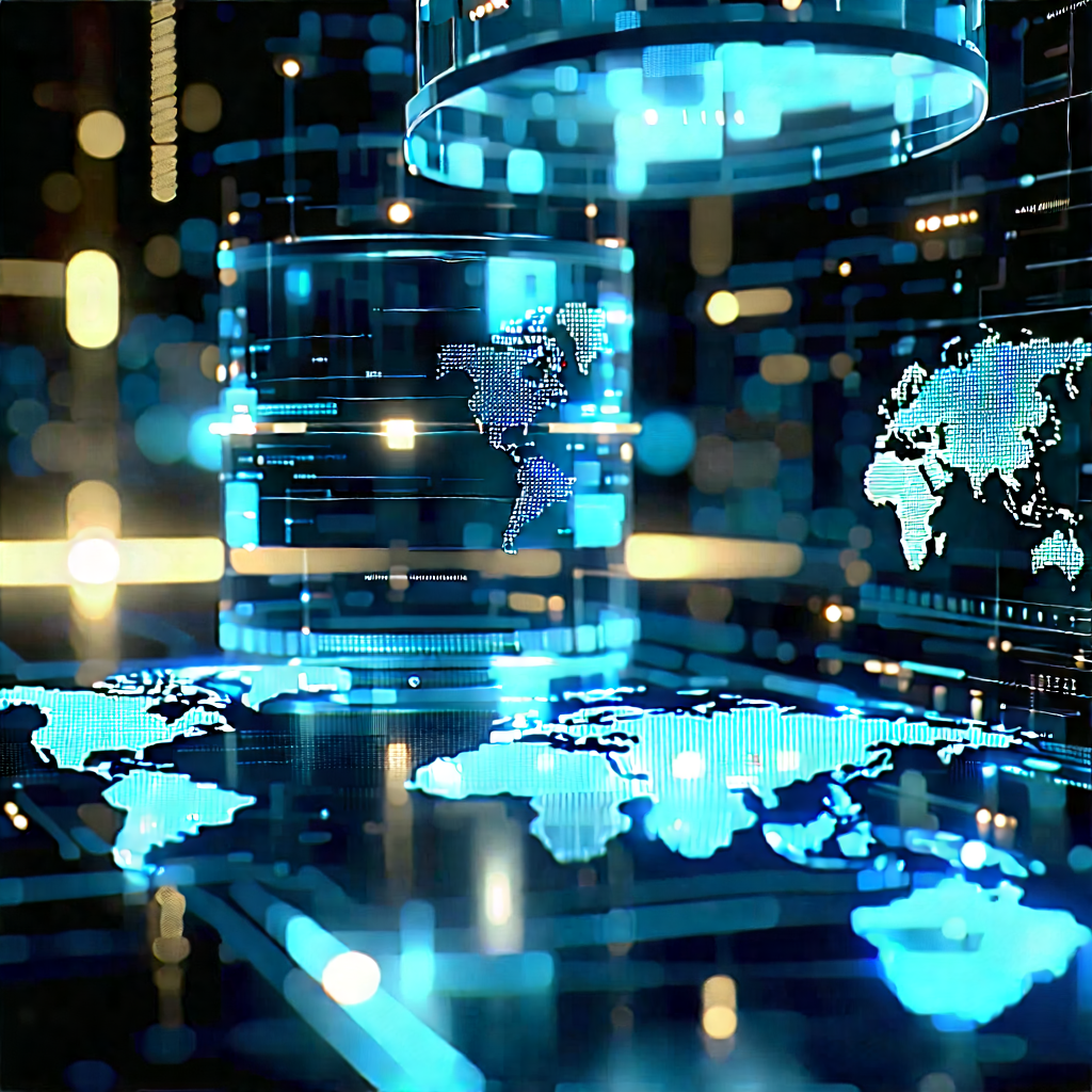 Digital Transformation Visualization With Large Globe