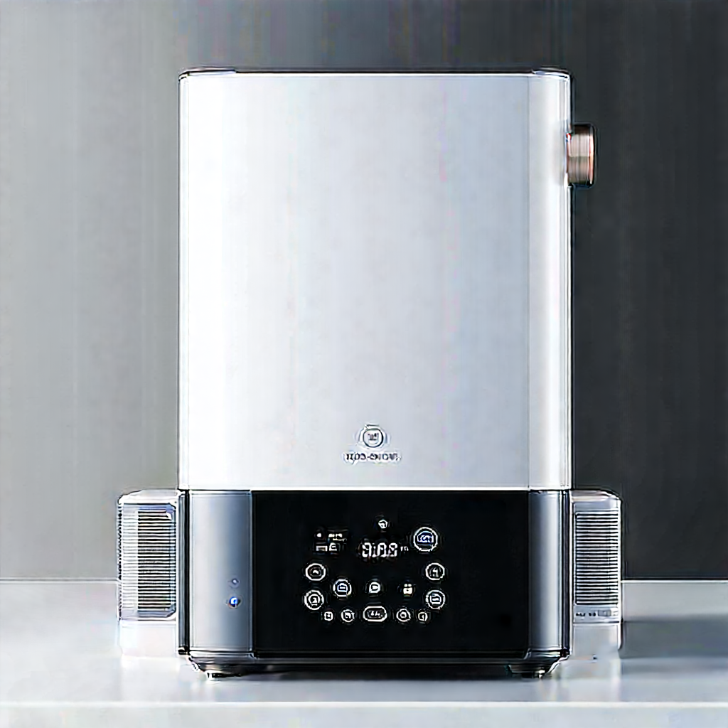 Innovative Smart Appliance Design With White Silver
