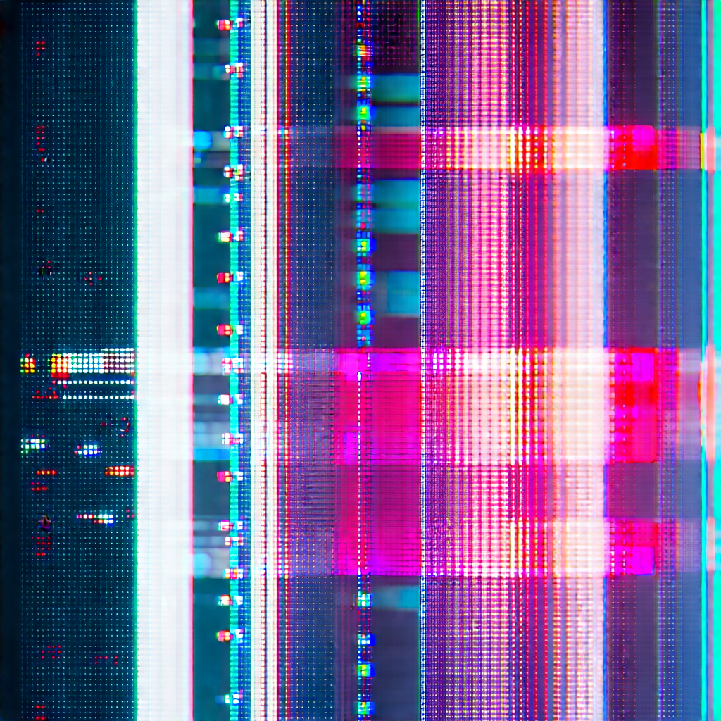 Close-up of sensor array