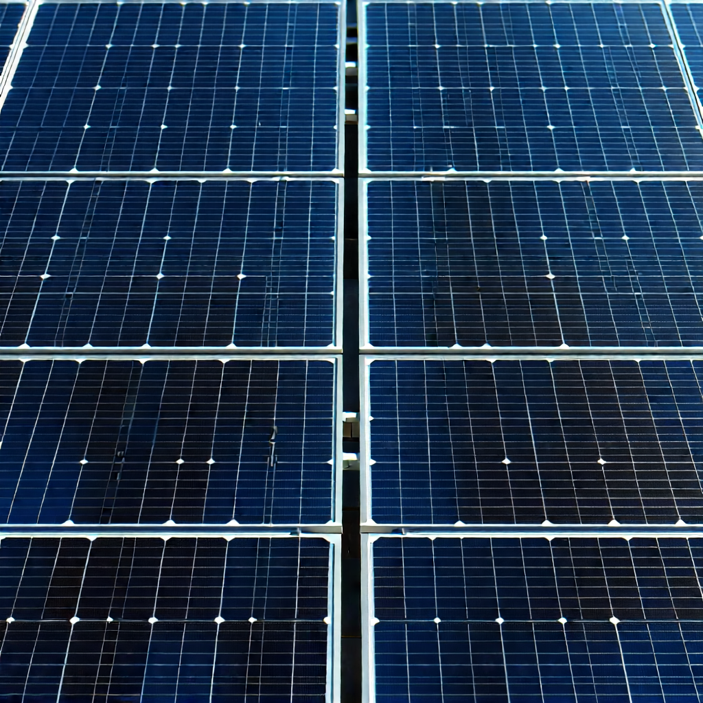 Solar Panel With Laser Scanning With Large Array