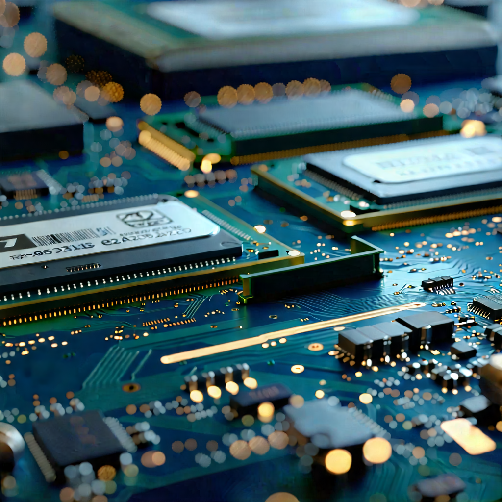 Close-up of memory module