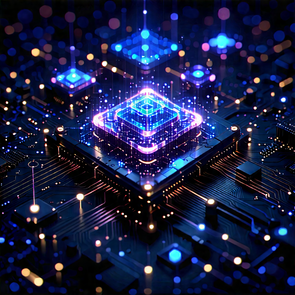 Blockchain Network Visualization With Image, There