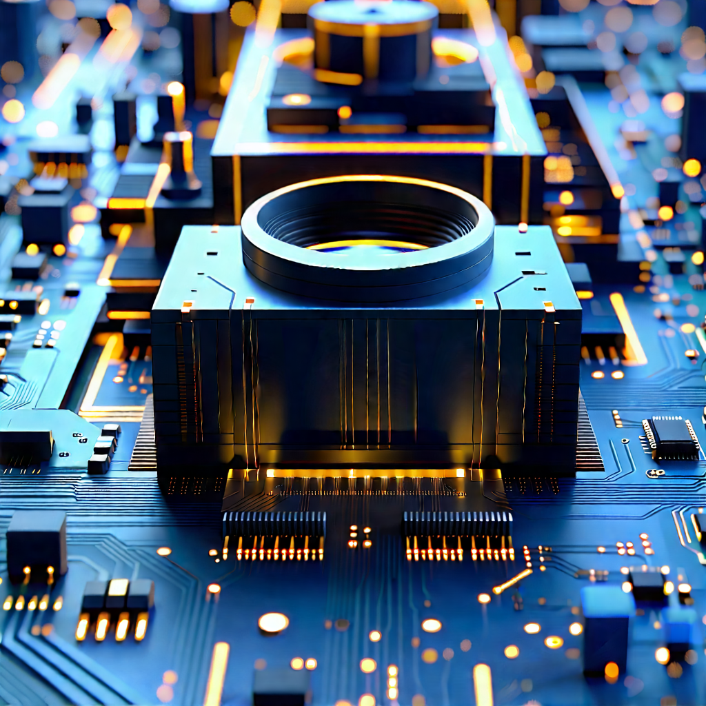 Close-up of sensor array