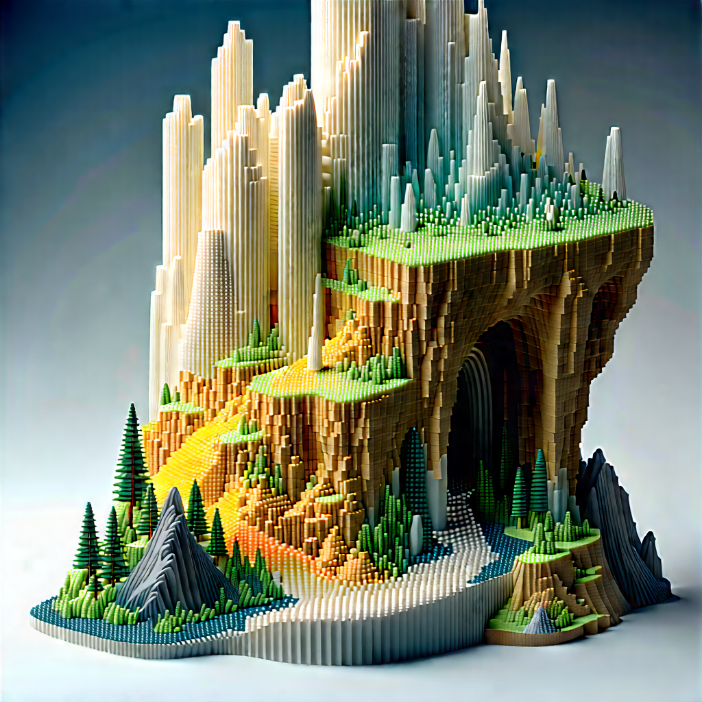 3d printer with digital particles