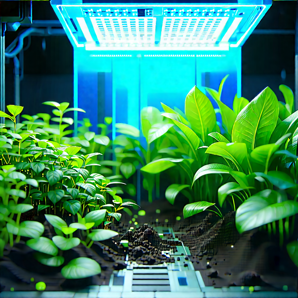 Agricultural technology in research center