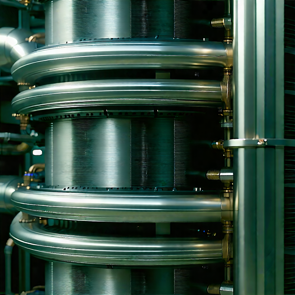 Close-up of cooling system