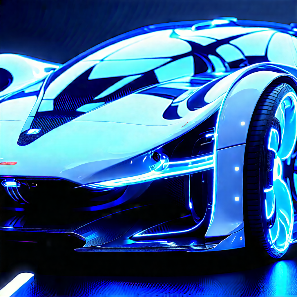 Innovative Electric Vehicle Design With Futuristic Shown