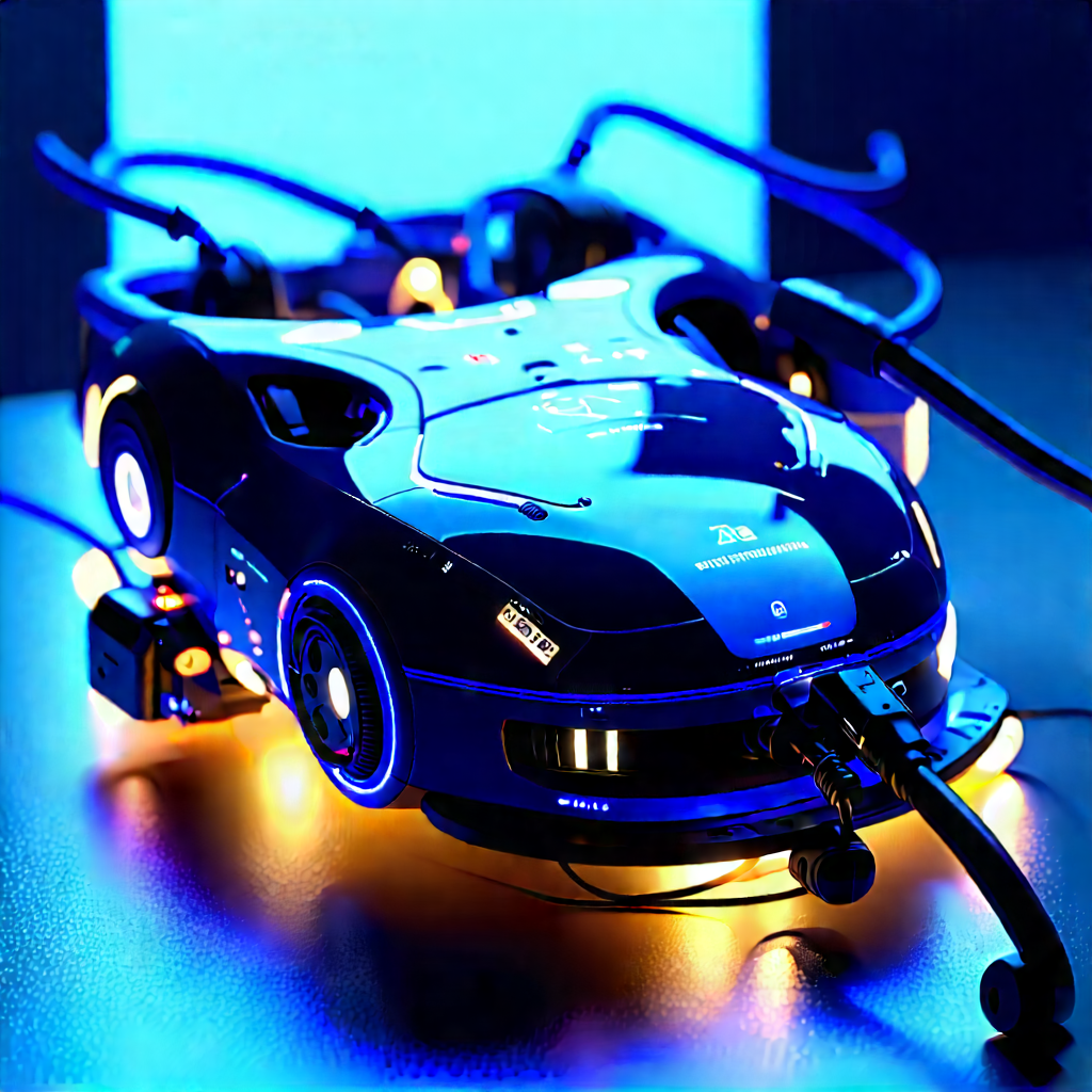 Innovative Medical Technology Design With Blue Displayed