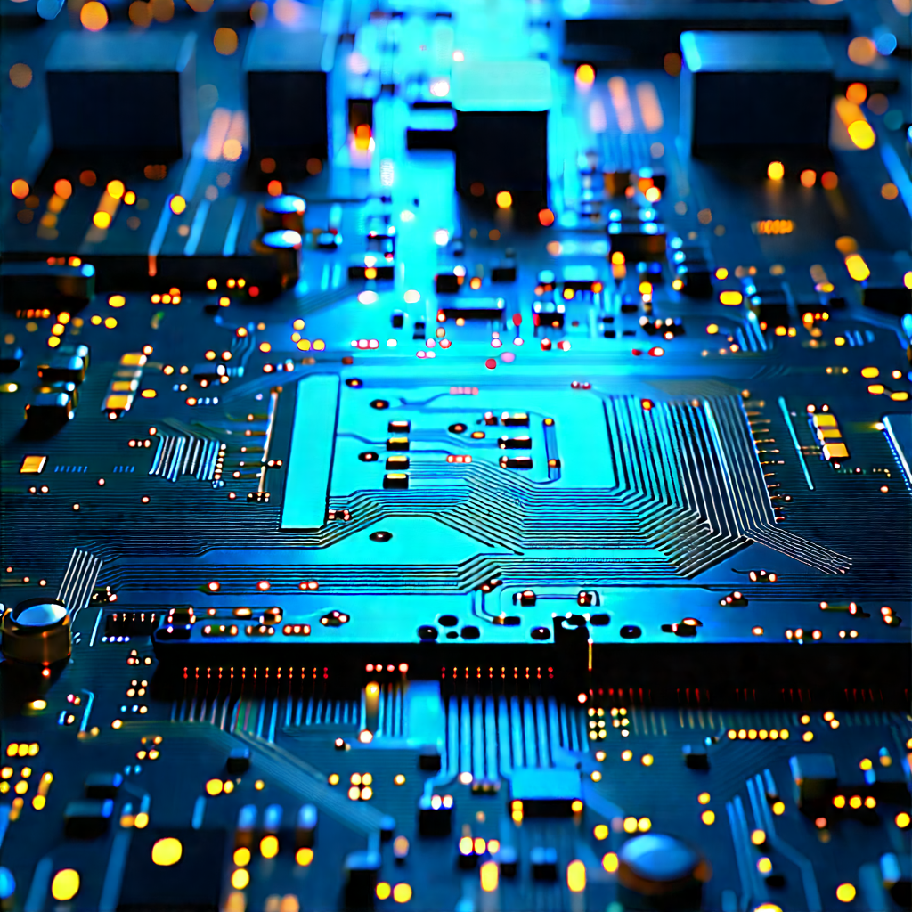 Circuit board with holographic projection