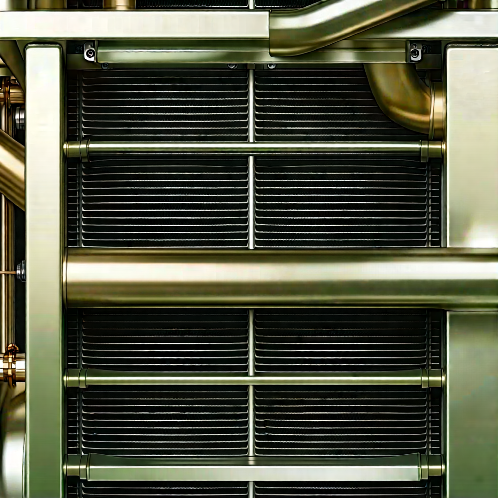 Close-up of cooling system