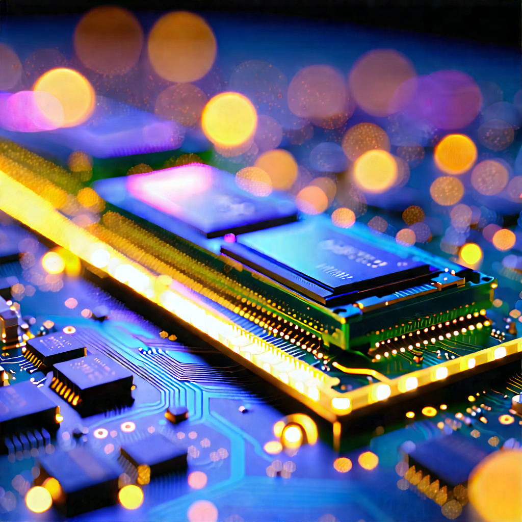 Close-up of memory module