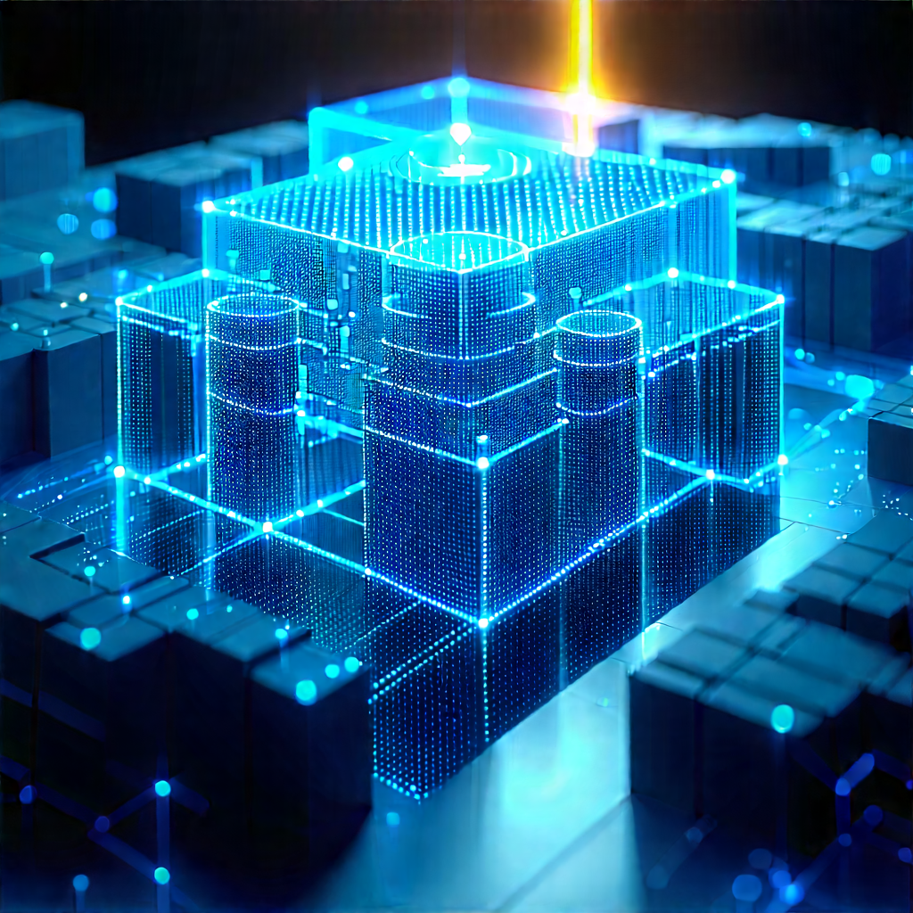 Blockchain Network Visualization With Large, Three-dimensional