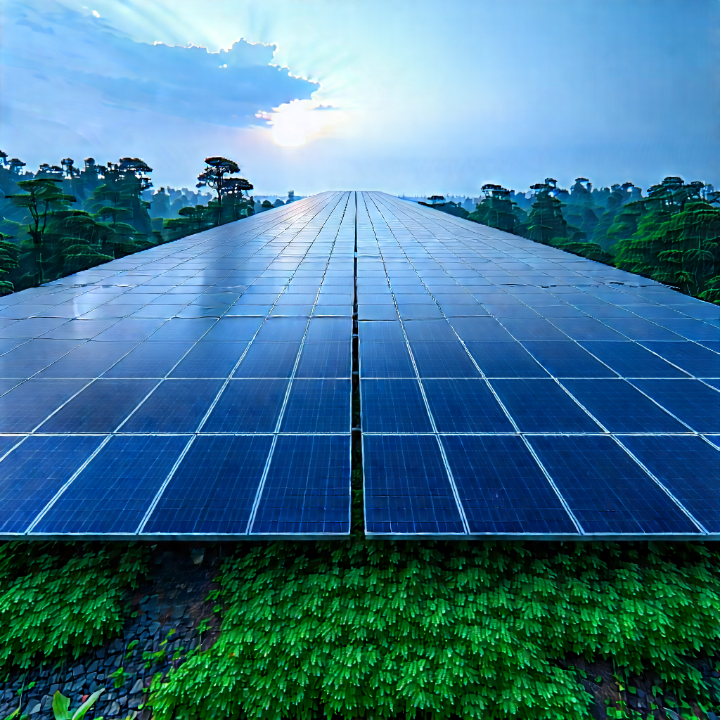 Innovative Renewable Energy (design:1.31) With Large Solar