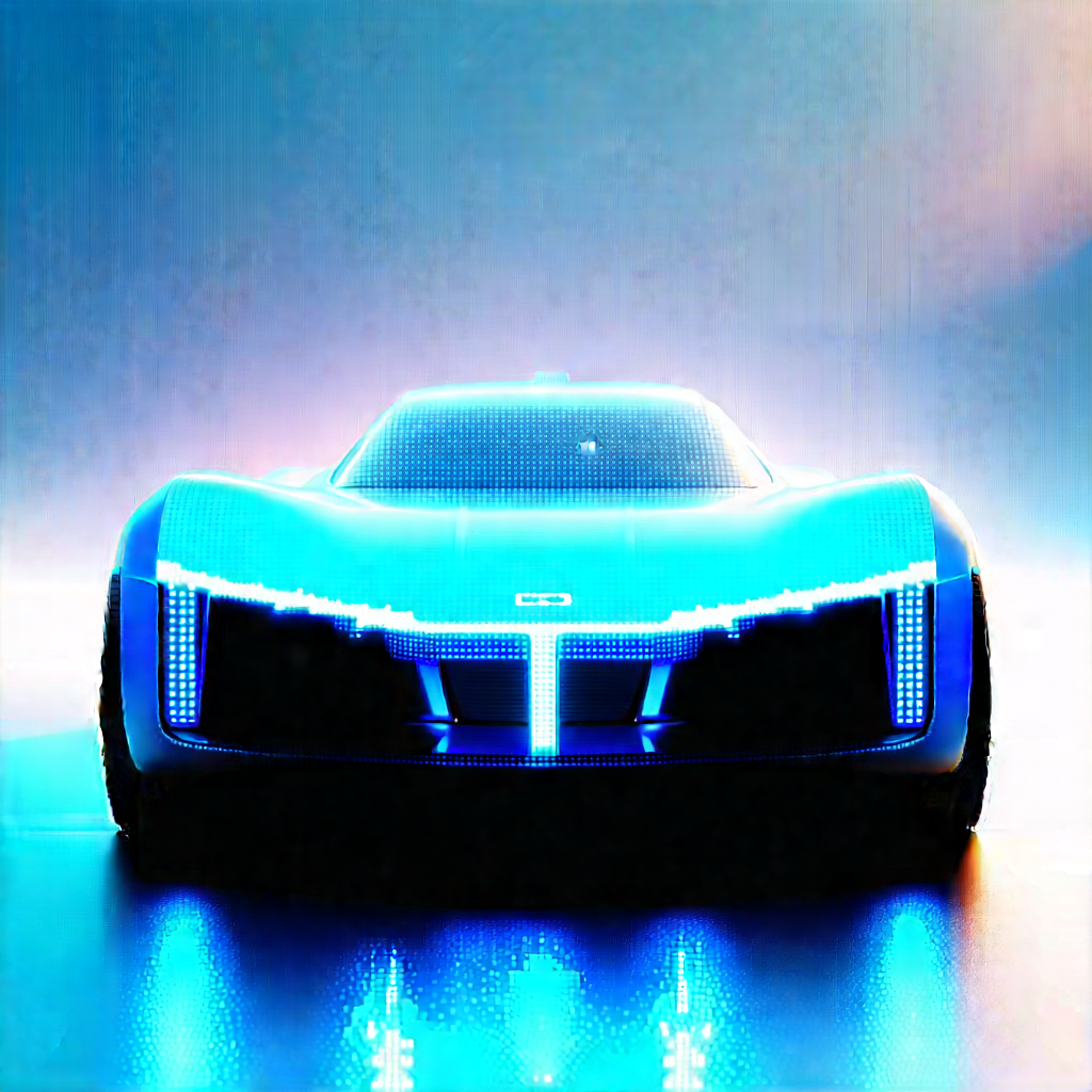 Innovative Electric Vehicle Design With Futuristic Shown