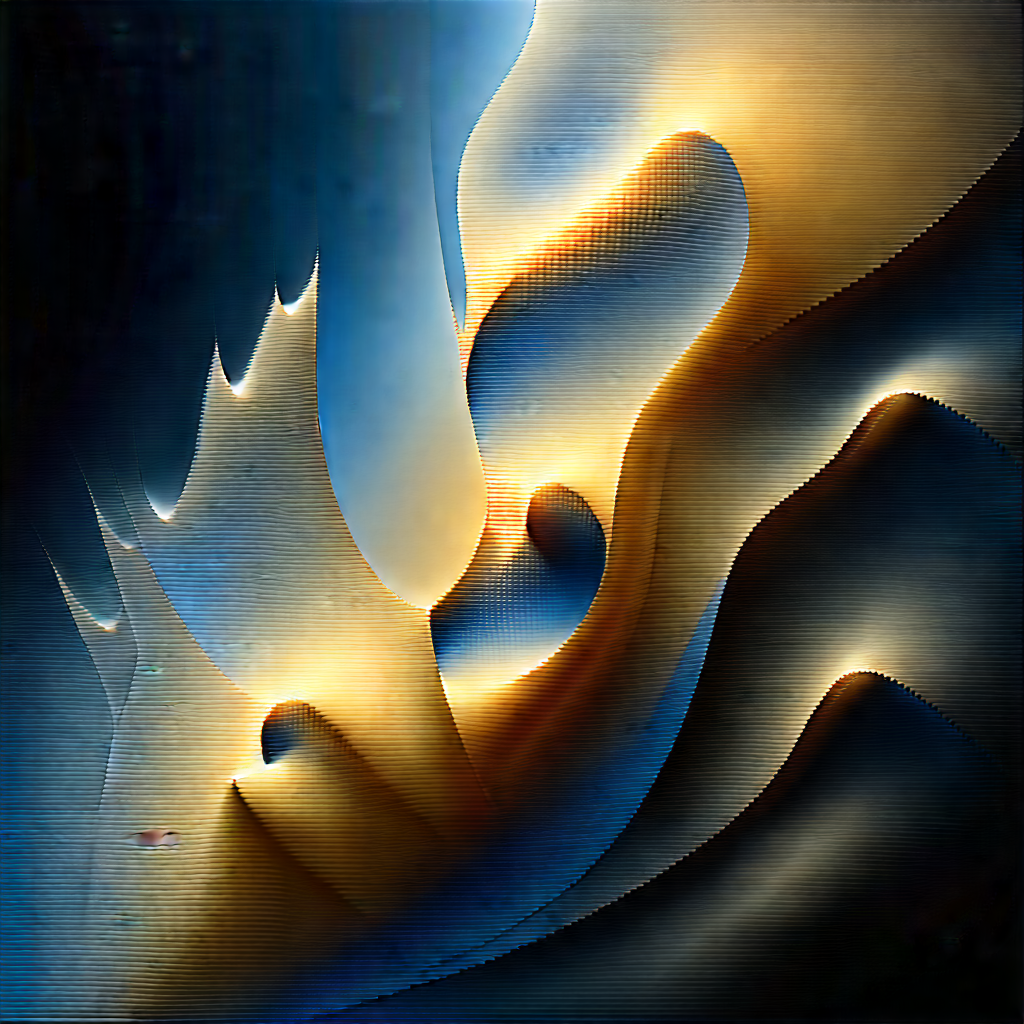 Aerospace Technology In (design:1.25) Studio With Digital Artwork