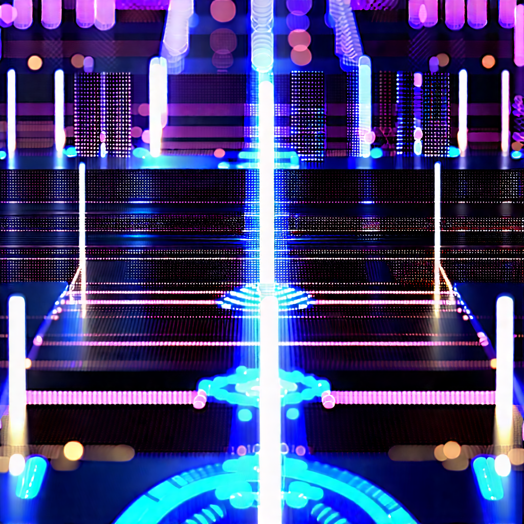 Close-up of sensor array