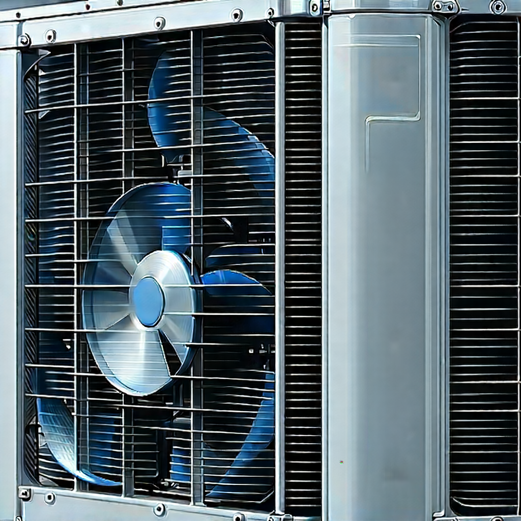 Close-up of cooling system