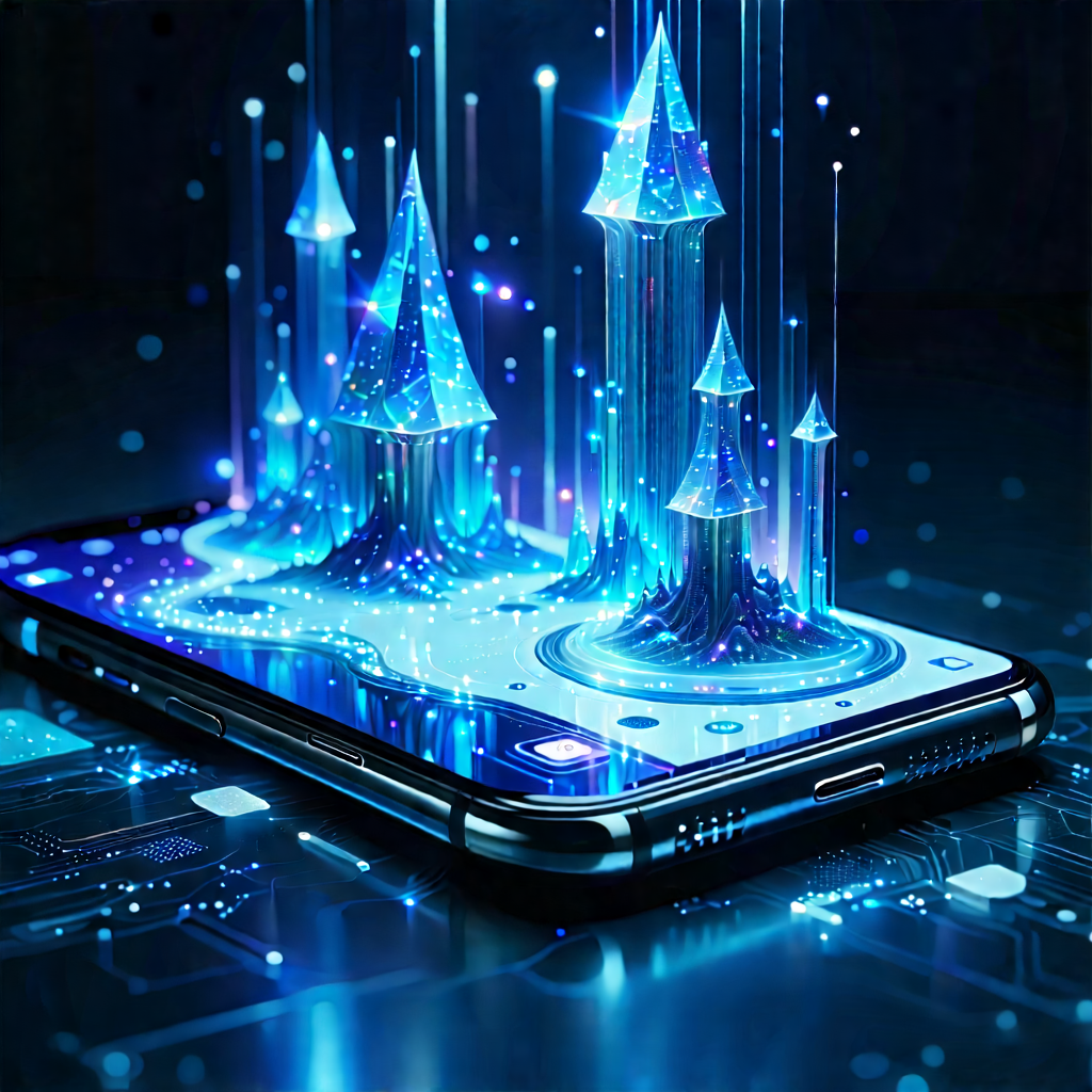 Smartphone With Holographic Display With Cell Phone