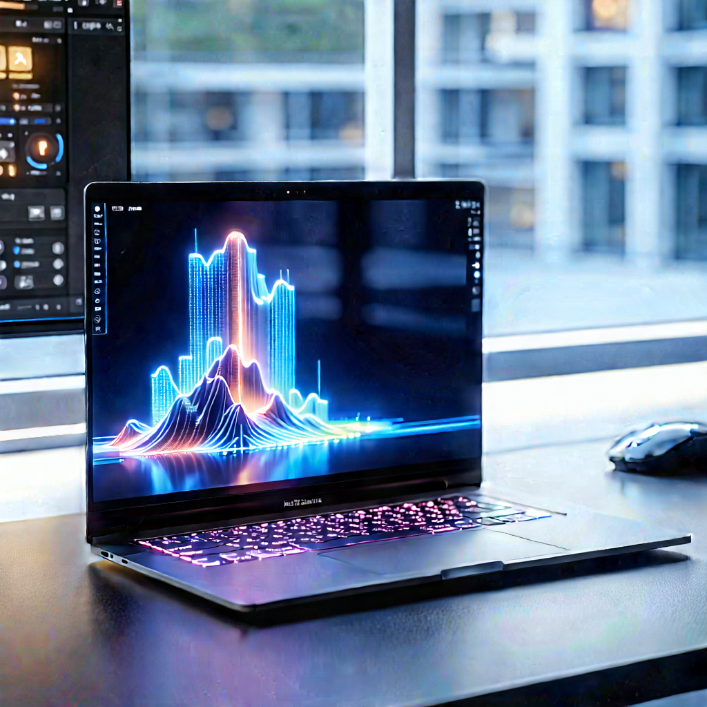 Laptop with holographic display