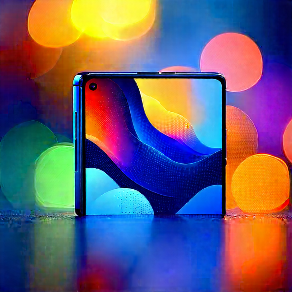 Smartphone With Digital Artwork With Cell Phone